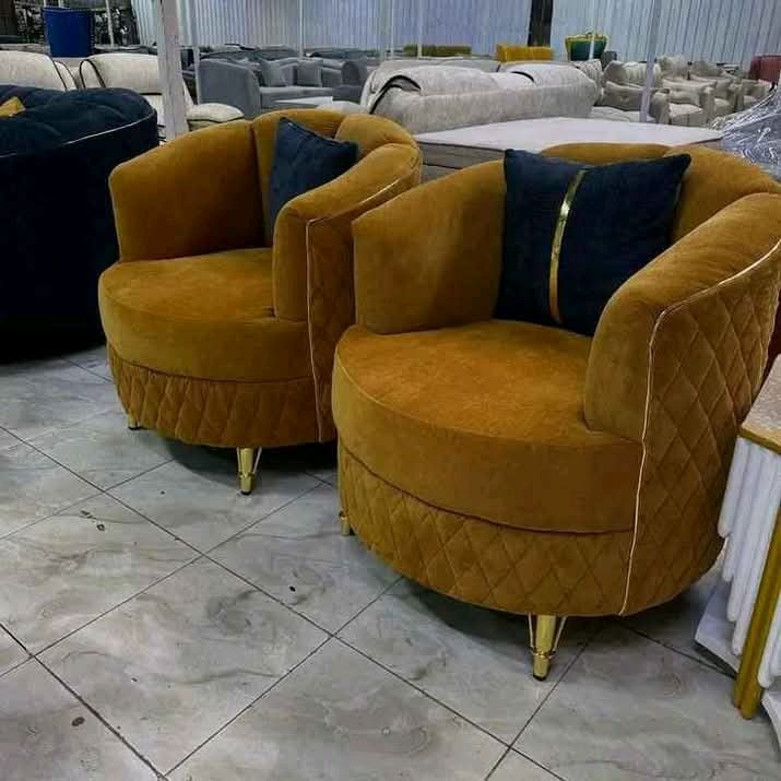 Vintage Tufted Chaise Unit